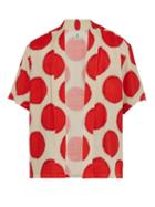 Matchesfashion.com Sasquatchfabrix - Sun Dots Print Haori Shirt - Mens - Red Multi