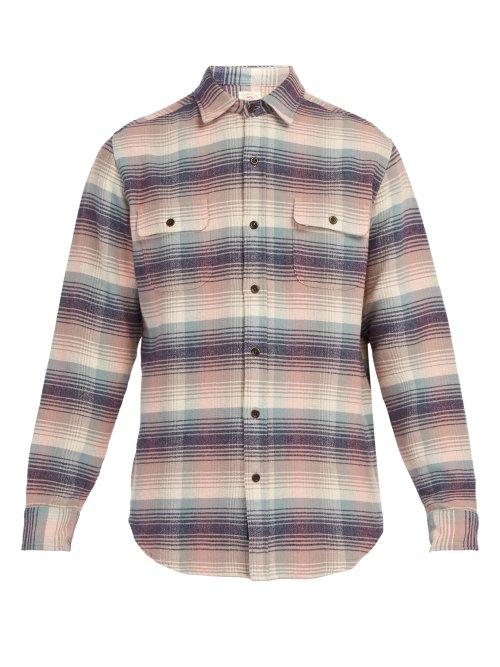Matchesfashion.com Faherty - Belmar Cotton Shirt - Mens - Blue Multi