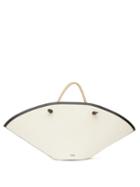 Matchesfashion.com Jil Sander - Sombrero Large Rope-handle Canvas Bag - Womens - White Multi