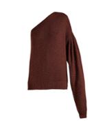 Stella Mccartney One-shoulder Balloon-sleeve Sweater