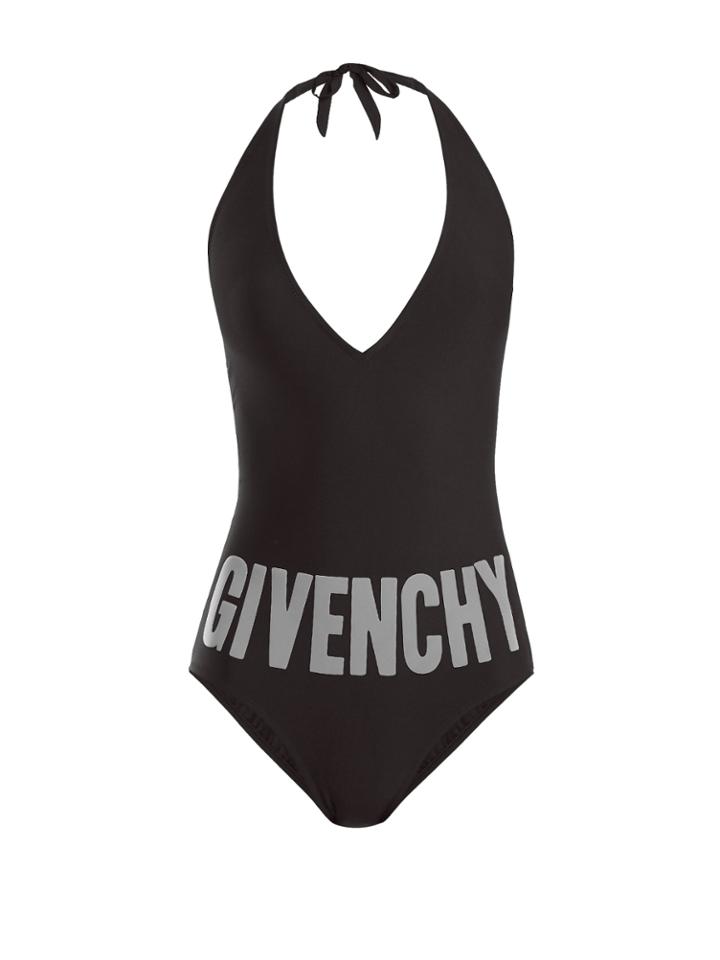 Givenchy Deep V-neck Halterneck Swimsuit