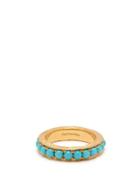Matchesfashion.com Patcharavipa - Turquoise & 18kt Gold Ring - Womens - Blue