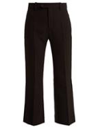 Matchesfashion.com Chlo - Cropped Crepe Trousers - Womens - Black