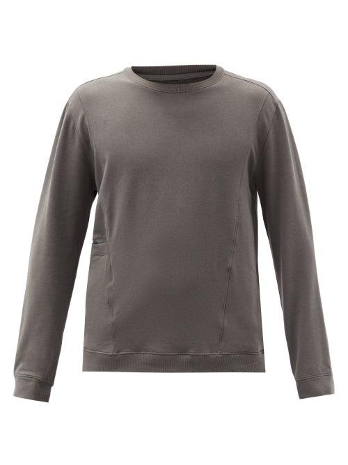 Matchesfashion.com Lahgo - Slip-pocket Pima-cotton Blend Pyjama Top - Mens - Grey