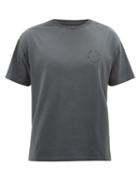 7 Days Active - Korean Town Organic Cotton-jersey T-shirt - Mens - Black