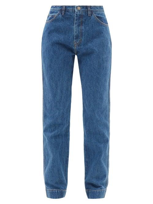 Rejina Pyo - Alfie High-rise Straight-leg Jeans - Womens - Blue