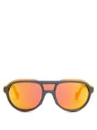 Matchesfashion.com Moncler - D Frame Acetate Sunglasses - Mens - Grey