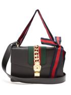 Matchesfashion.com Gucci - Sylvie Leather Shoulder Bag - Womens - Black