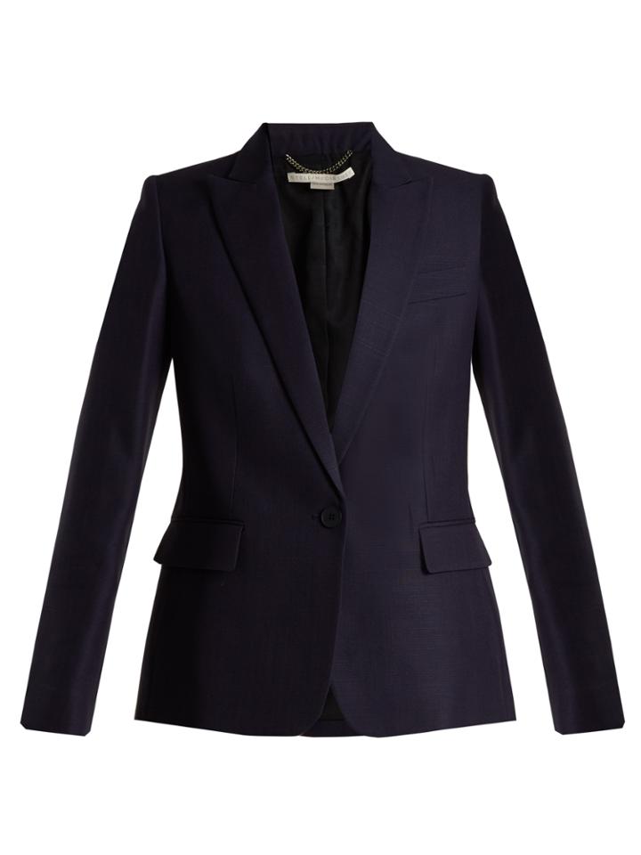 Stella Mccartney Ingrid Peak-lapel Single-breasted Jacket
