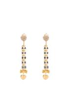 Dolce & Gabbana Heart And Crystal-embellished Clip-on Earrings