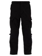 Matchesfashion.com Vetements - Fleece Police Cargo Trousers - Mens - Black