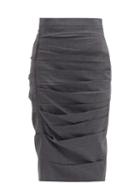 Matchesfashion.com Max Mara - Calcila Skirt - Womens - Grey