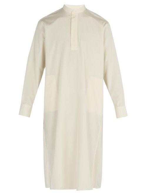 Matchesfashion.com Connolly - Silk Blend Tunic Shirt - Mens - White