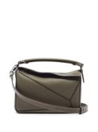 Ladies Bags Loewe - Puzzle Small Leather Cross-body Bag - Womens - Khaki