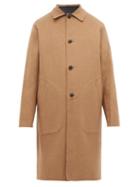 Matchesfashion.com Rag & Bone - Reversible Single Breasted Wool Coat - Mens - Grey Multi
