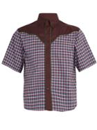 Prada Checked Western Cotton Shirt