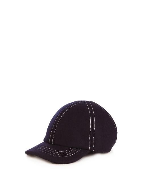 Marni Contrast Stitching Wool Cap