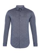 Giorgio Armani Single-cuff Point-collar Cotton Shirt