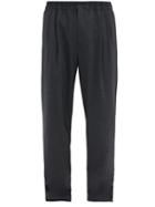 Matchesfashion.com Giorgio Armani - Elasticated-waist Wool-blend Twill Trousers - Mens - Grey