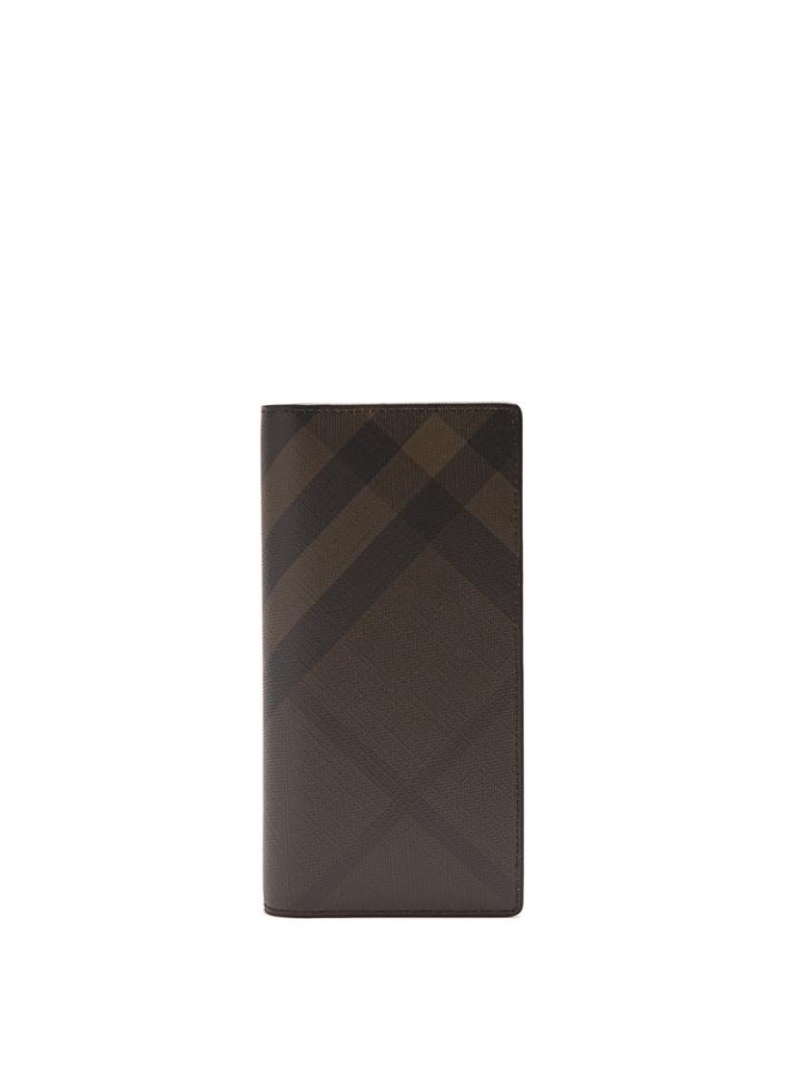 Burberry Cavendish London-check Vertical Wallet