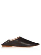 Acne Studios Amina Backless Leather Slippers
