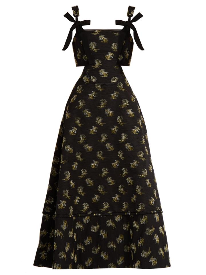 Erdem Salome Ottoman Cotton-blend Dress