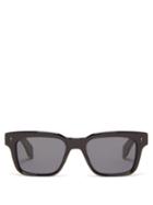 Mens Eyewear Jacques Marie Mage - Molino Square Acetate Sunglasses - Mens - Black