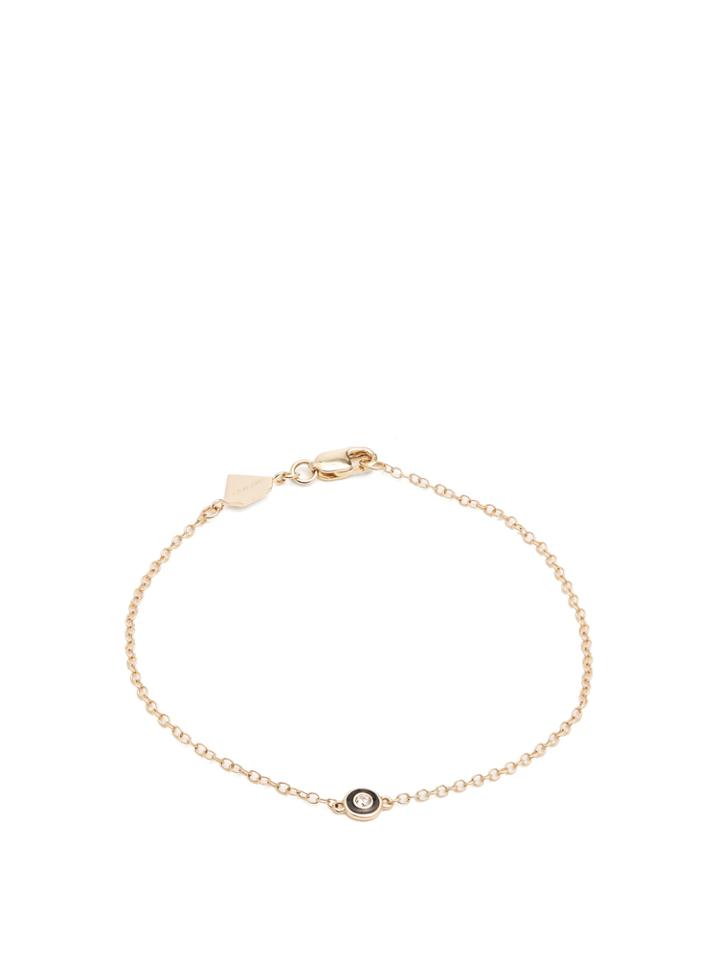 Alison Lou Enamel & Yellow-gold Salt Bracelet