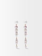 Sophie Bille Brahe X Caro Editions - Tulipe Perle Candy Pearl & 14kt Gold Earrings - Womens - Pink White