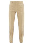 Matchesfashion.com Odyssee - Cotton-blend Chino Trousers - Mens - Beige