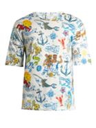 Robinson Les Bains Lege Street Art-print Cotton-jersey T-shirt