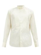 Matchesfashion.com Umit Benan B+ - Wingtip-collar Cotton-poplin Shirt - Mens - Cream