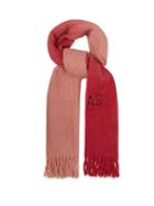 Matchesfashion.com Acne Studios - Kelow Dye Bi Colour Fringed Scarf - Womens - Pink