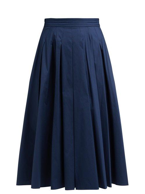 Matchesfashion.com S Max Mara - Nazario Skirt - Womens - Navy