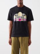 Icecream - Diner-logo Cotton-jersey T-shirt - Mens - Black