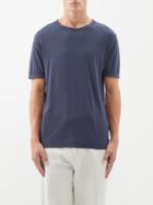 Officine Gnrale - Crew-neck Lyocell-blend Jersey T-shirt - Mens - Navy