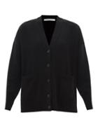 Another Tomorrow - Oversized Cashmere-blend Cardigan - Womens - Black