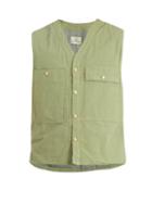 Matchesfashion.com The Lost Explorer - Agouti Patch Pocket Cotton Gilet - Mens - Green