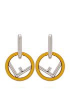 Fendi Logo Hoop Earrings