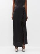 Vivienne Westwood - Porthos Cady Midi Skirt - Womens - Black