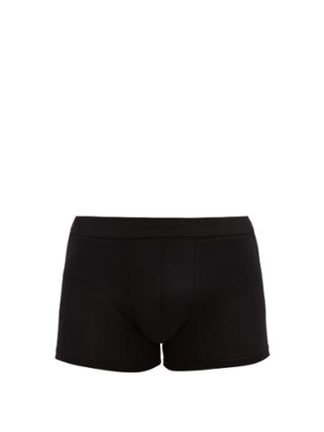 Zimmerli - 700 Pureness Stretch-jersey Boxer Briefs - Mens - Black