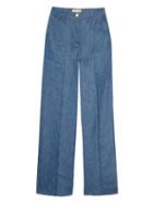 Valentino High-waisted Wide-leg Jeans