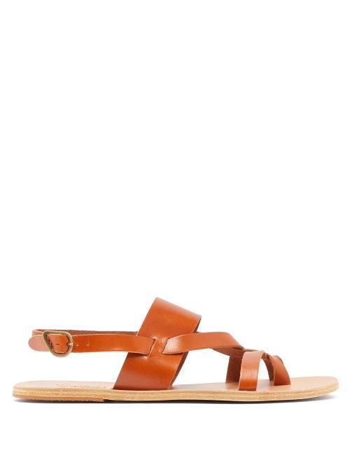 Matchesfashion.com Ancient Greek Sandals - Alithis Leather Sandals - Mens - Tan