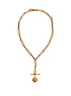 Matchesfashion.com Alighieri - L'aura Chapter Iii 24kt Gold-plated Necklace - Womens - Yellow Gold