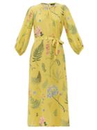 Matchesfashion.com Weekend Max Mara - Medusa Dress - Womens - Yellow Multi
