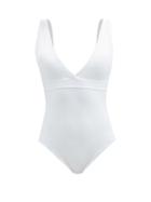 Melissa Odabash - Pompeii V-neck Swimsuit - Womens - White