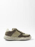 Mihara Yasuhiro - Wayne Original Sole Leather Trainers - Mens - White Brown