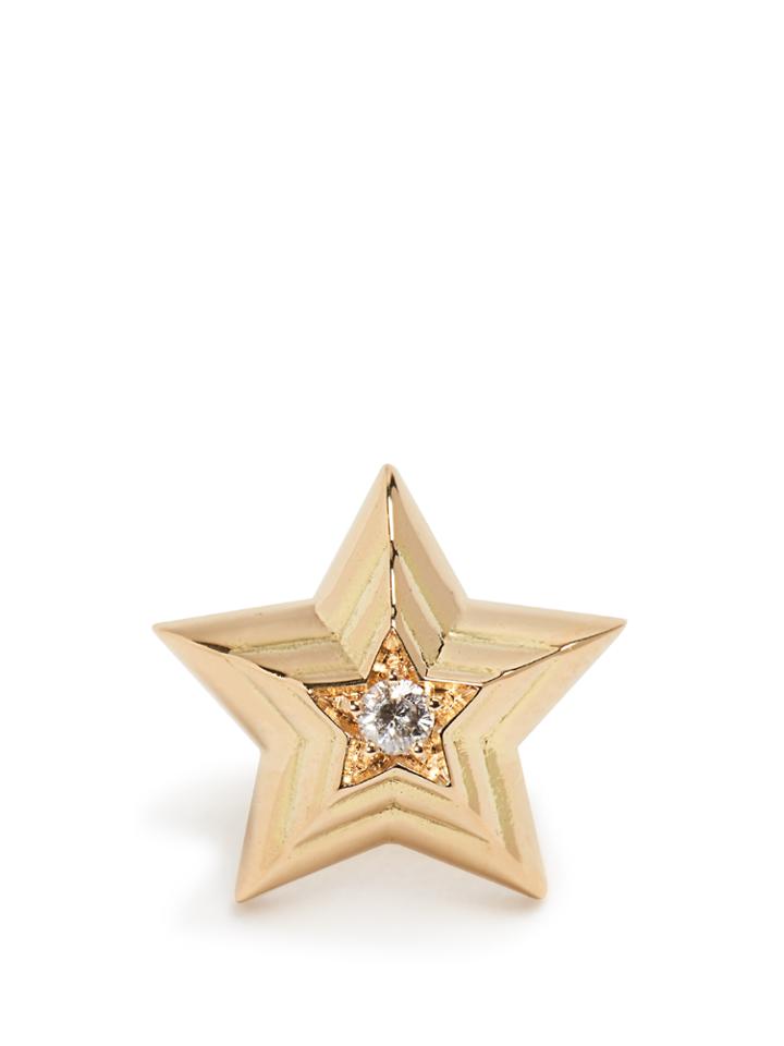 Delfina Delettrez Diamond & Yellow-gold Earring