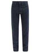 Matchesfashion.com Gabriela Hearst - Anthony Linen Straight-leg Jeans - Mens - Blue