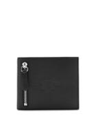 Matchesfashion.com Maison Kitsun - Fox-embossed Grained-leather Bi-fold Wallet - Mens - Black